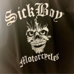 Sick Boy Motorcycles logo XL Dickies button up work shirt.